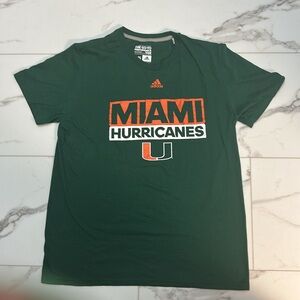 Miami Hurricanes Adidas Performance Tee